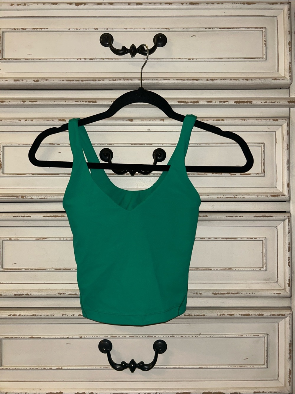 lululemon athletica Emerald Green V-Neck Tank